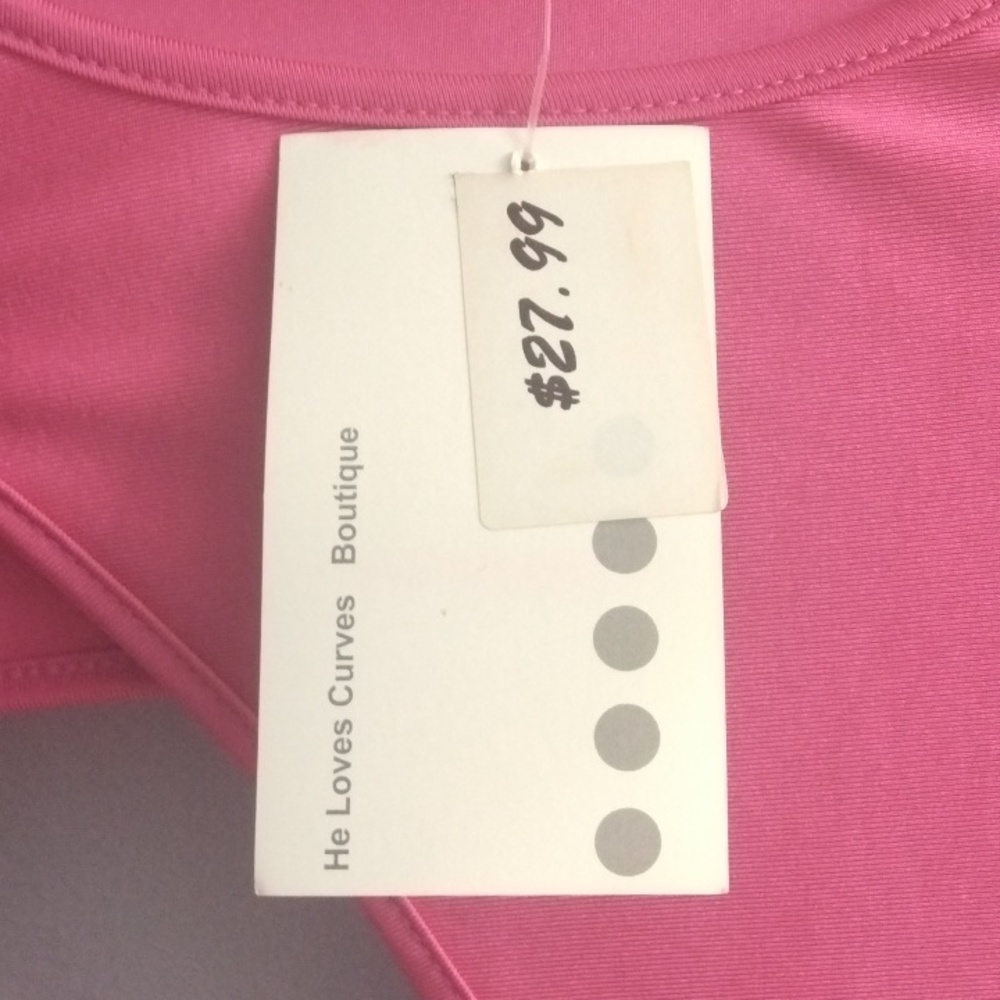 Pink Cut-Out Long Sleeve Dress - Picture 2 of 5